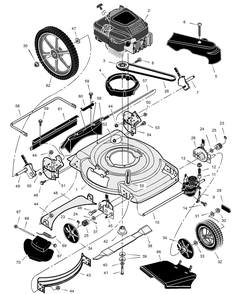 Part Location Diagram of 7501005 Murray Housing